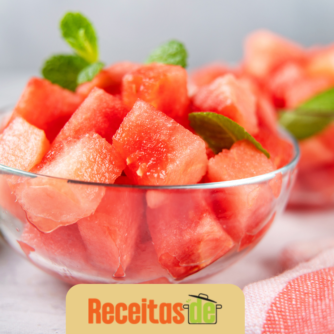 Receita de Cubos de Melancia Refrescantes