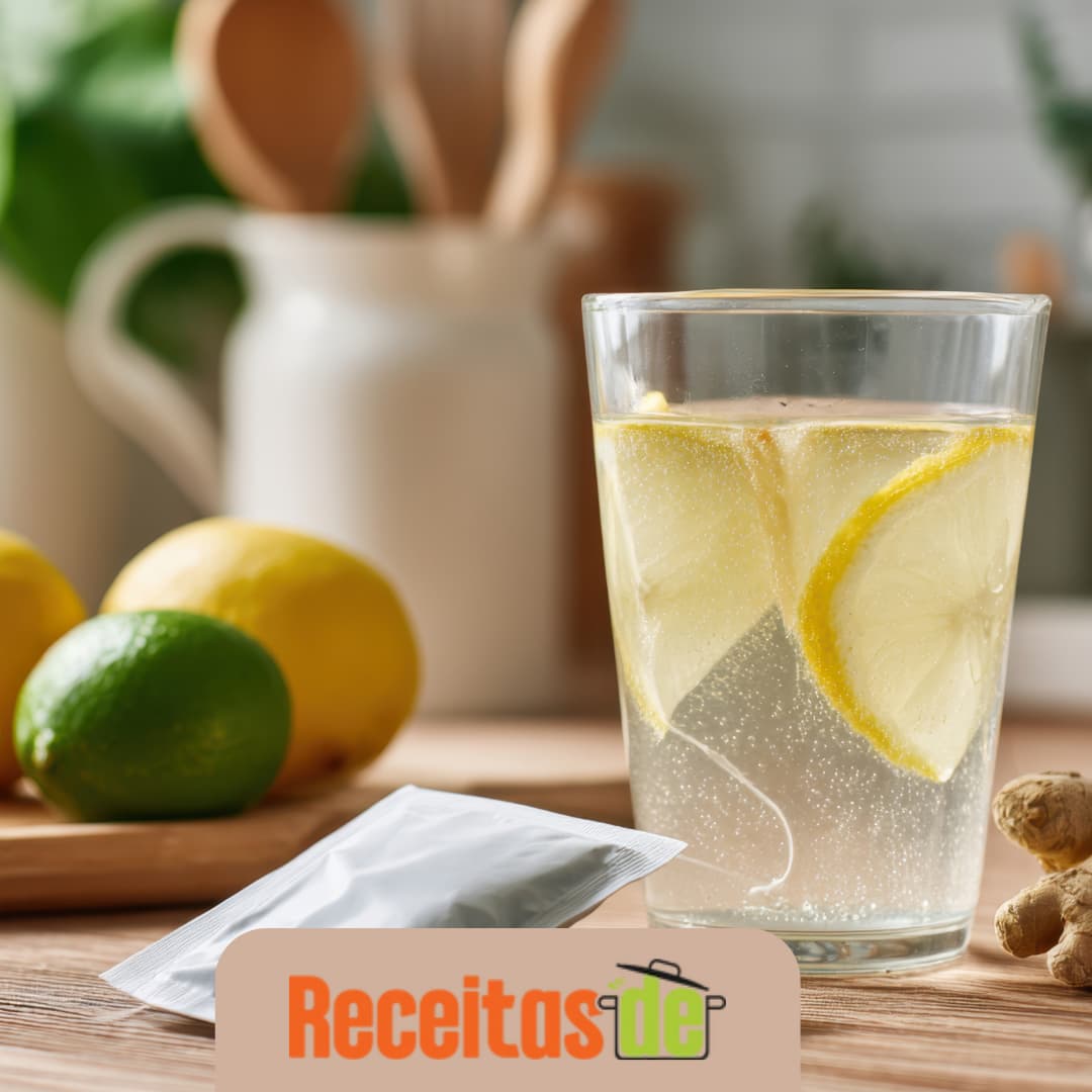 Receita de Isotônico Natural de Limão e Gengibre