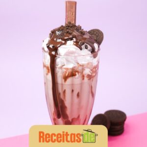 Receita de Milk Shake Napolitano com Nutella