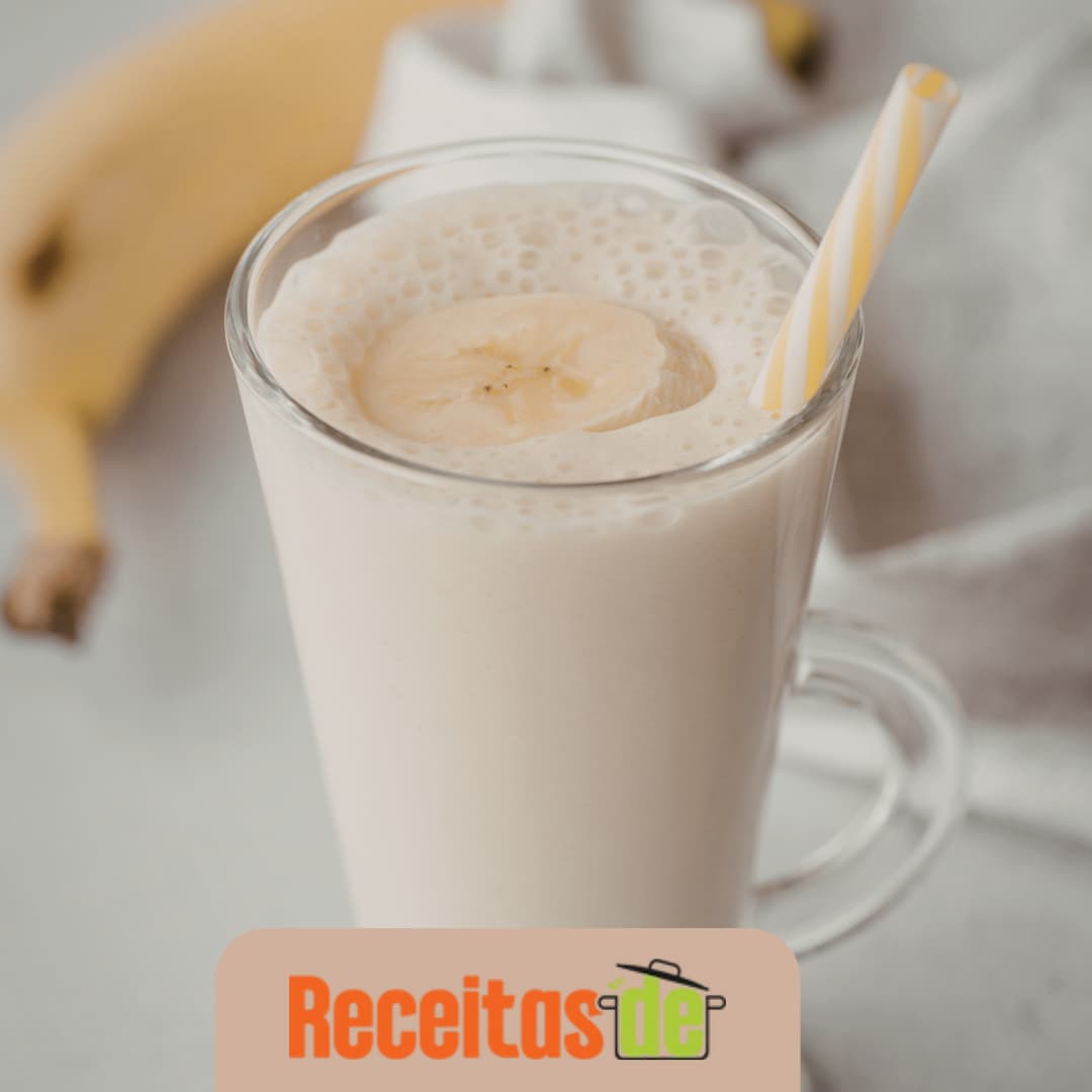 Receita de Milkshake de Banana Cremoso