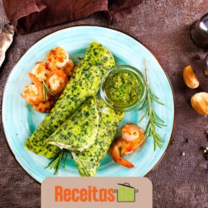 Receita de Panquecas Verdes Nutritivas com Espinafre