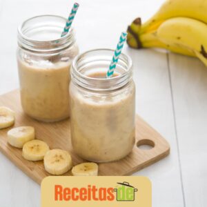 Receita de Smoothie de Banana 4 Ingredientes