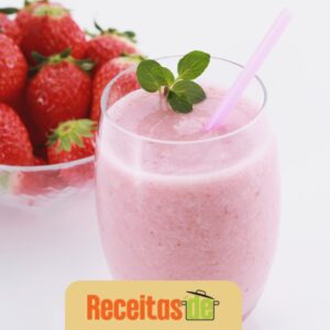 Receita de Smoothie de Morango Fácil e Rápido