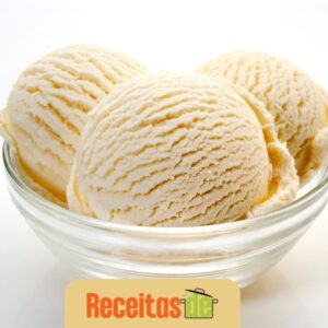 Receita de Sorvete de Baunilha Artesanal