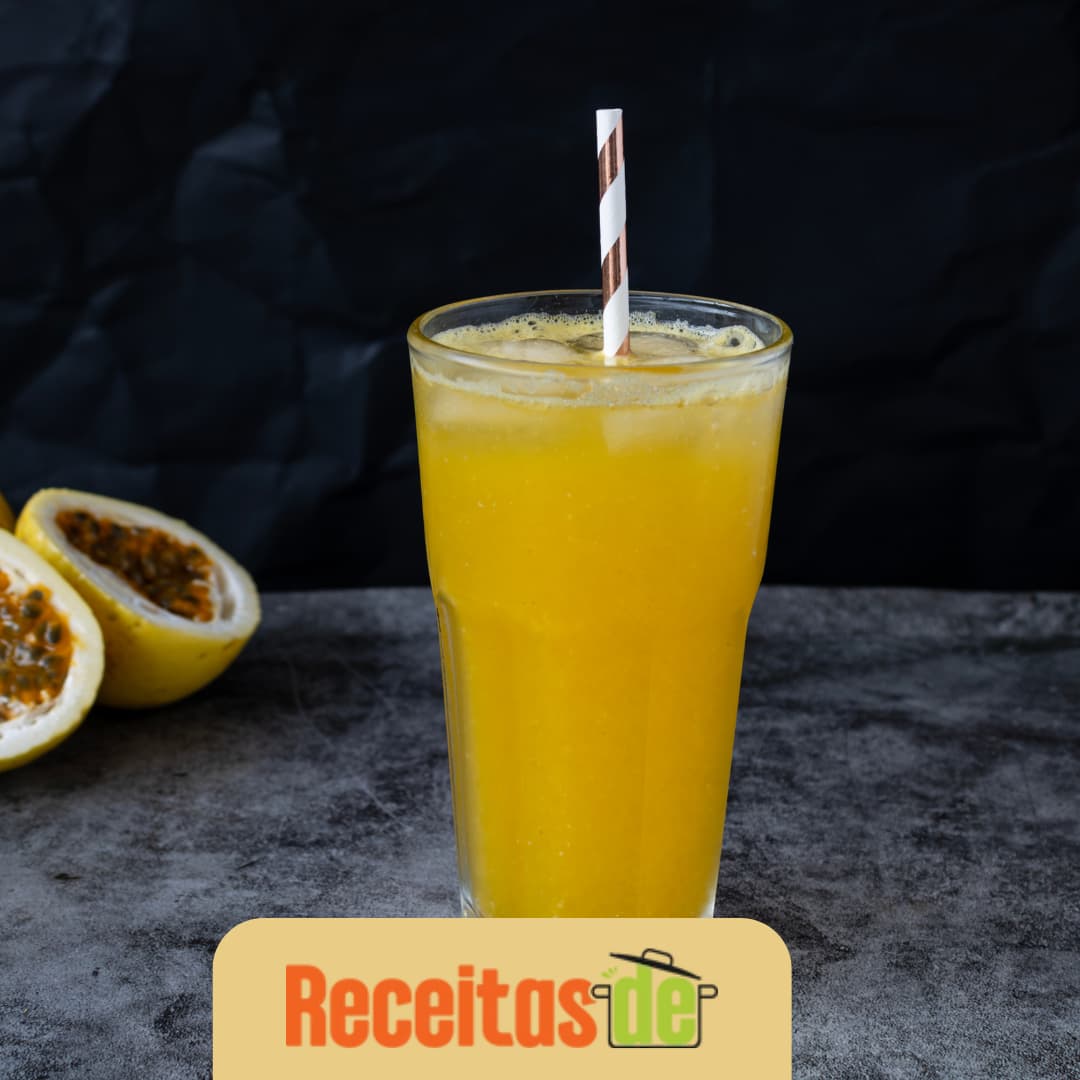 Receita de Suco Maracujá Refrescante