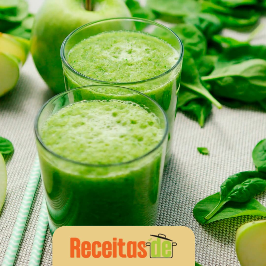 Receita de Suco Verde Detox Poderoso