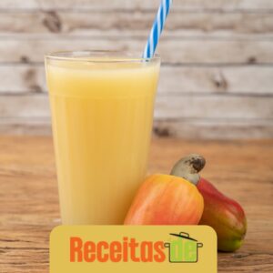 Receita de Suco de Caju com Limão Refrescante