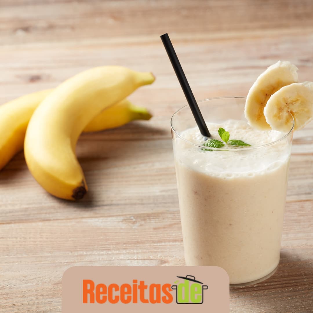 Receita de Vitamina de Banana Fit com Aveia