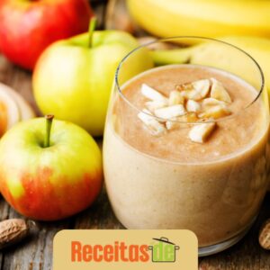 Receita de Vitamina de Banana com Maçã
