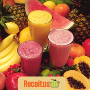 Receita de Vitamina de Cereais e Frutas Tropicais
