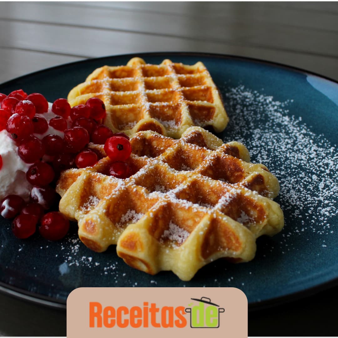 Receita de Waffles Integrais Deliciosos