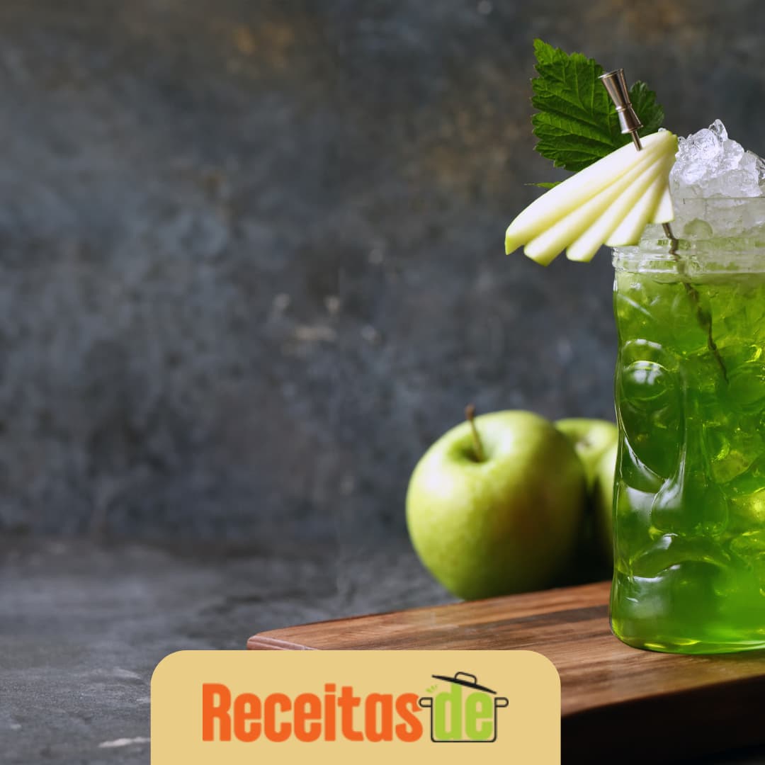 Refresco de Maçã Verde Refrescante
