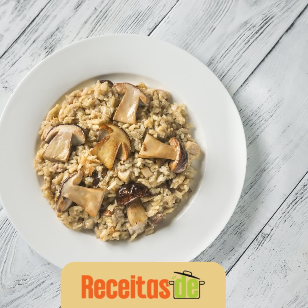 Risoto de Cogumelos Cremoso