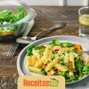 Salada Penne Integral com Legumes Grelhados