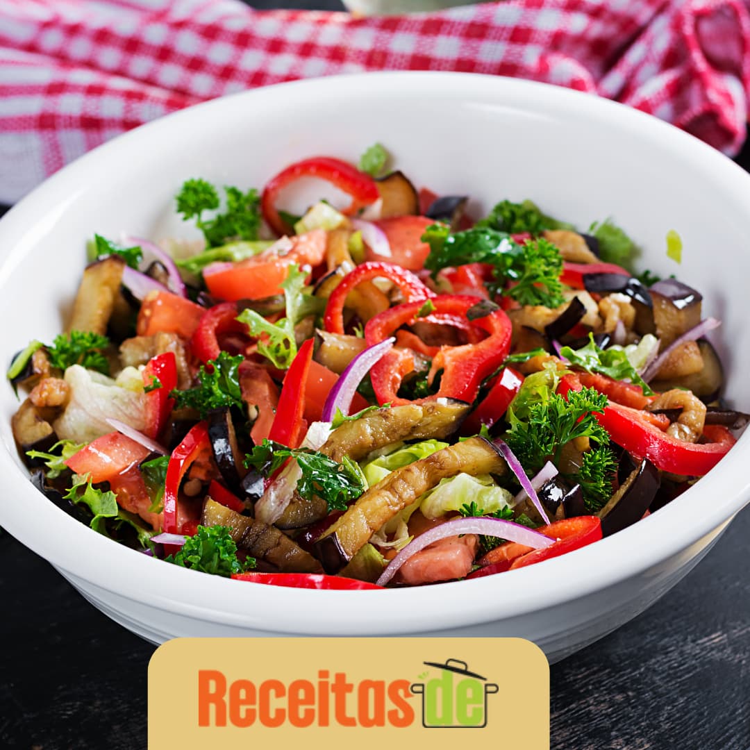 Salada de Berinjela Grega