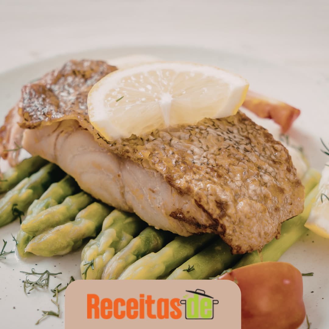 Salmão Chic com Aspargo e Limão