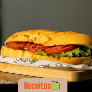 Sanduíche Mediterrâneo Vegetariano (1)