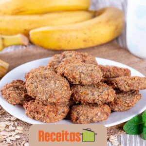 Selecionar Biscoitos de Banana e Aveia Biscoitos de Banana e Aveia