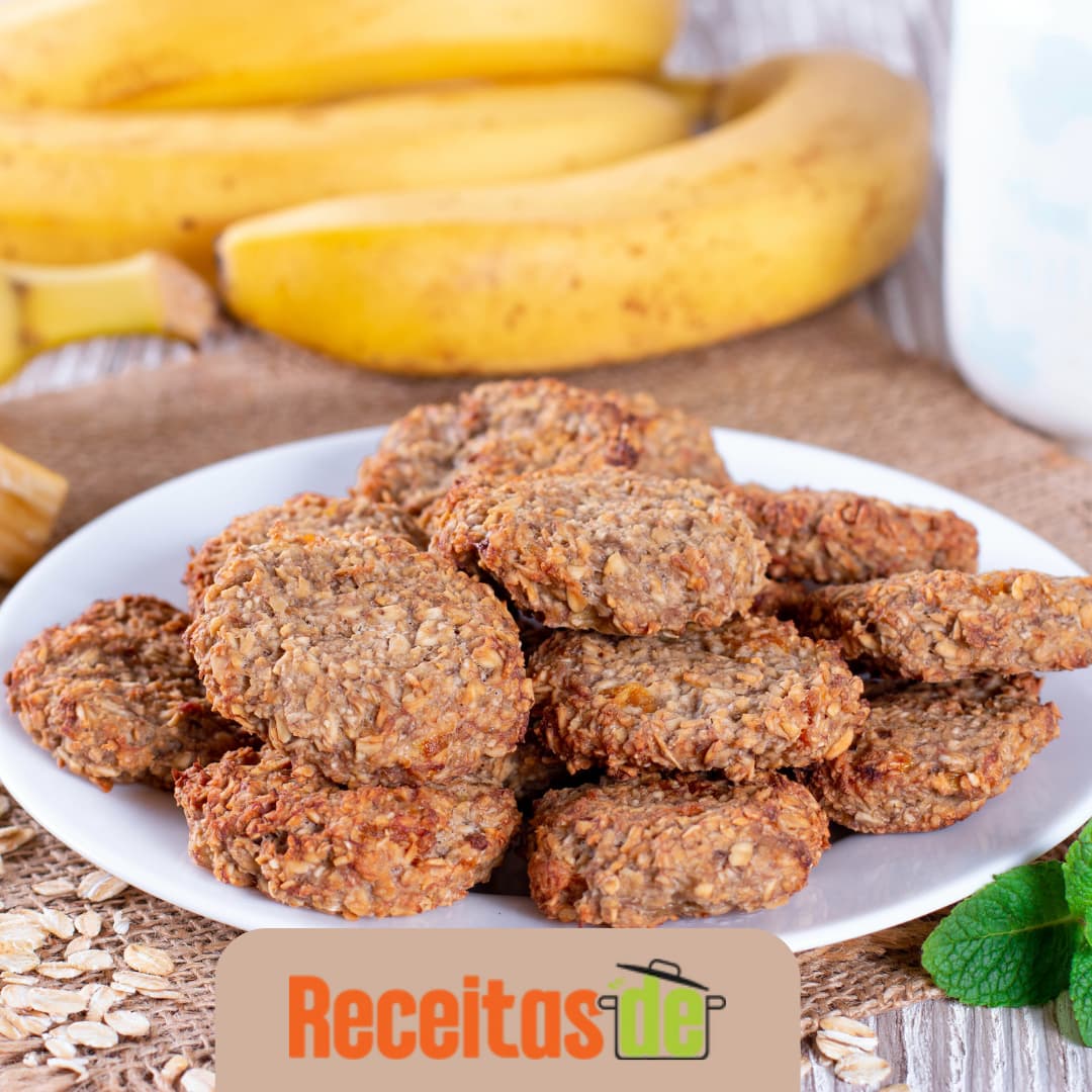Selecionar Biscoitos de Banana e Aveia Biscoitos de Banana e Aveia