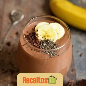 Selecionar Receita de Milkshake de Chocolate com Banana Receita de Milkshake de Chocolate com Banana