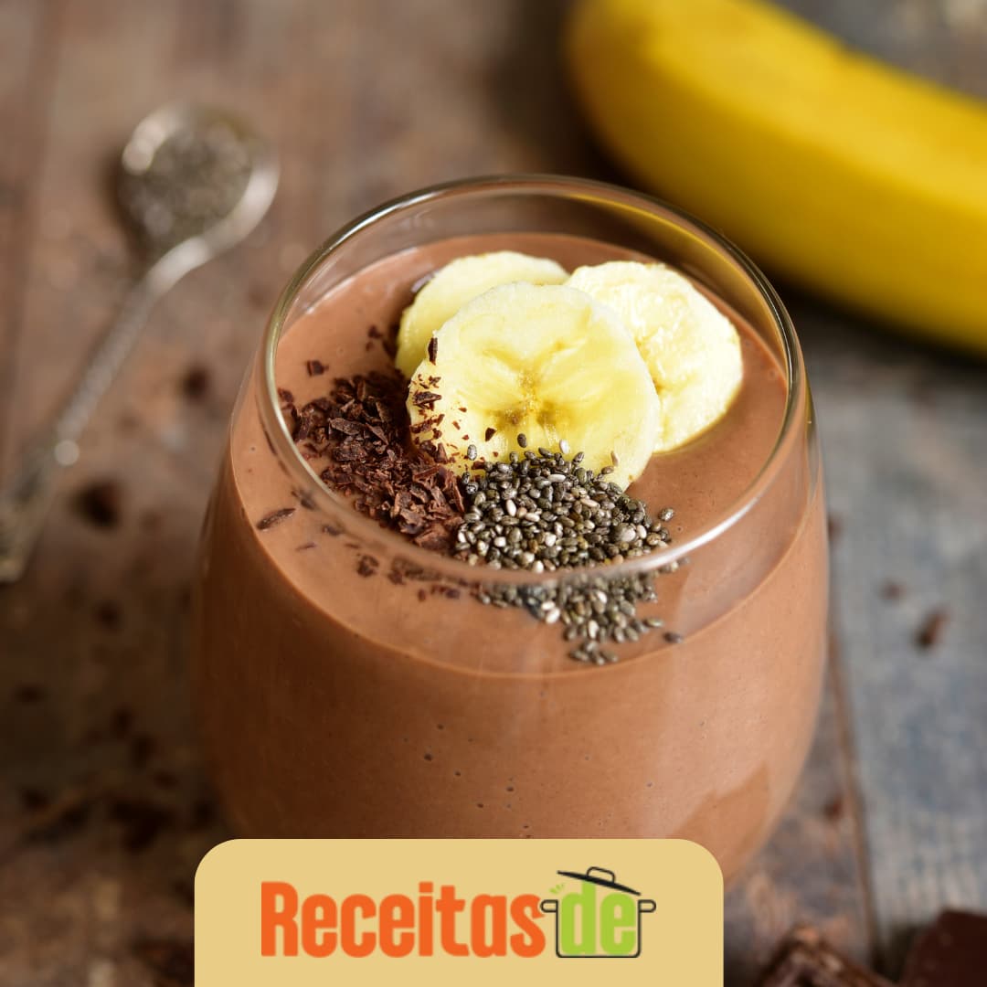 Selecionar Receita de Milkshake de Chocolate com Banana Receita de Milkshake de Chocolate com Banana
