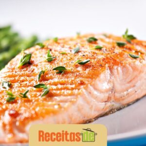 Selecionar Salmão Grelhado com Aspargos Salmão Grelhado com Aspargos