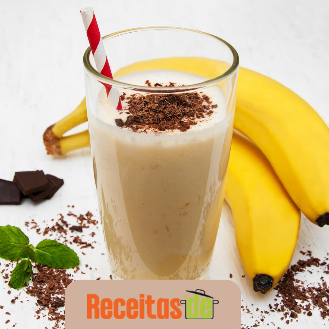 Shake Cremoso de Chocolate com Banana