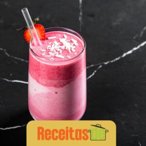 home 5 Smoothie de Morango com Amaranto em Flocos