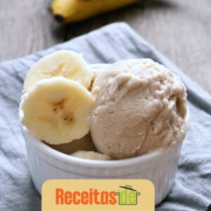 Sorvete de Banana Congelada