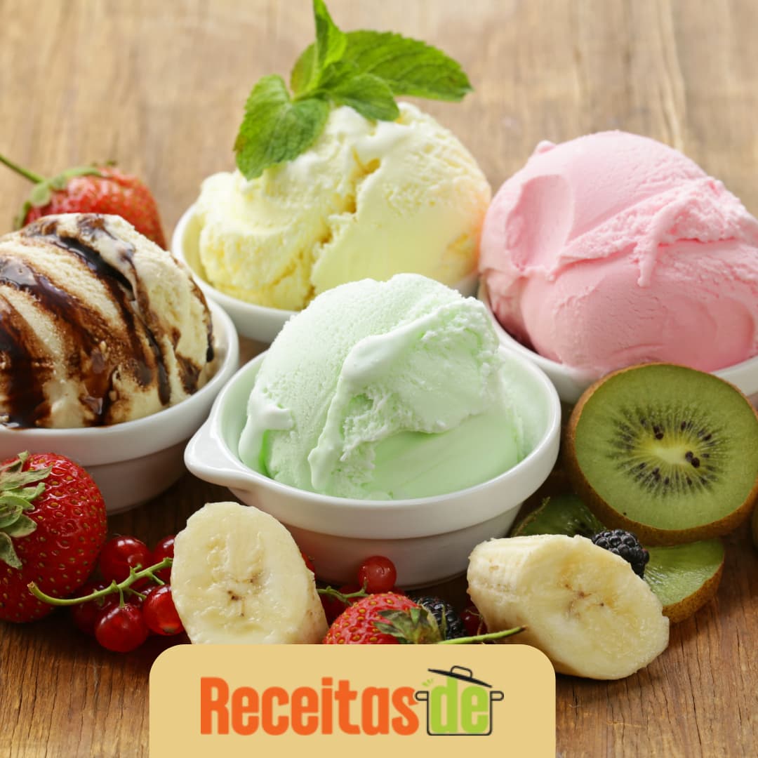 Sorvete de Frutas Tropicais