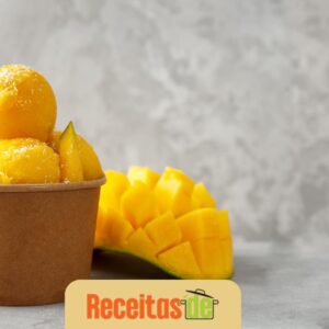 Sorvete de Manga Refrescante
