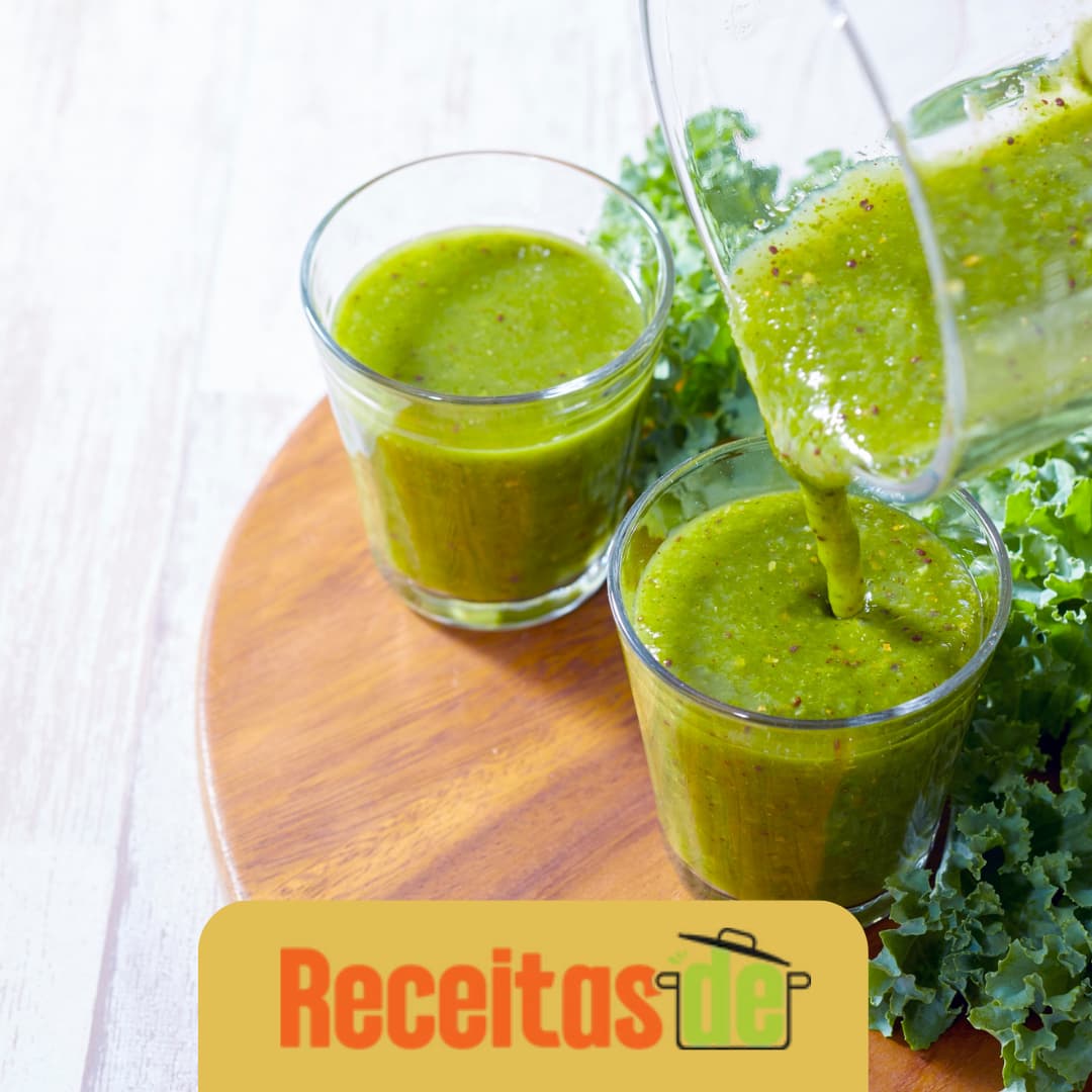 Suco Detox de Alface e Couve