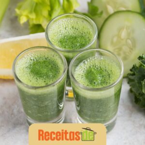 Suco Detox de Couve Refrescante