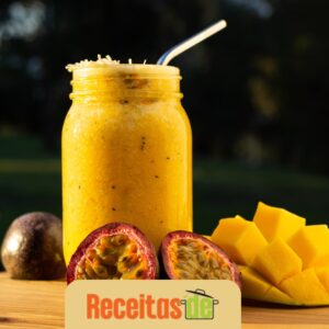 Suco de Manga com Maracujá Refrescante