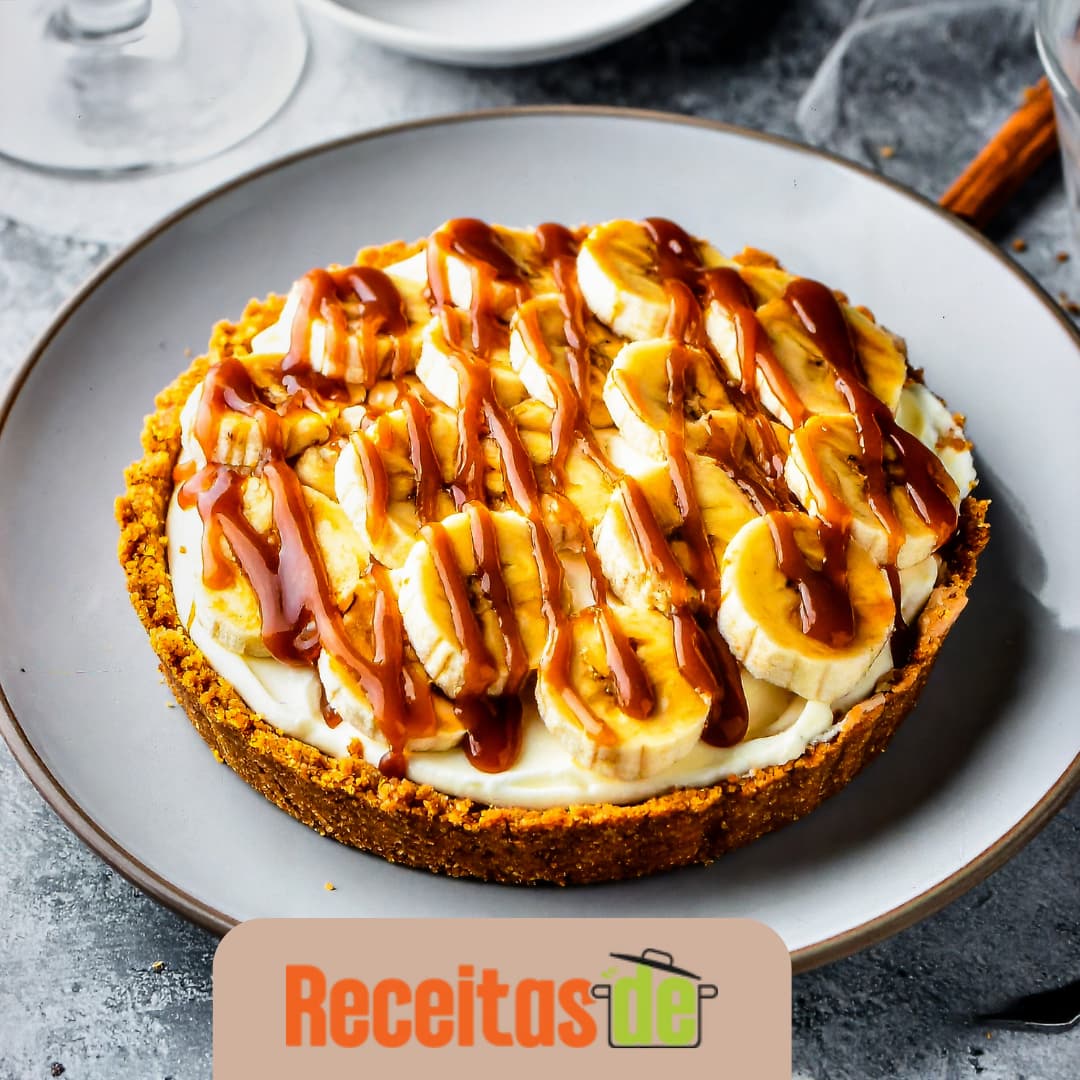 Torta Light de Banana com Maçã e Aveia