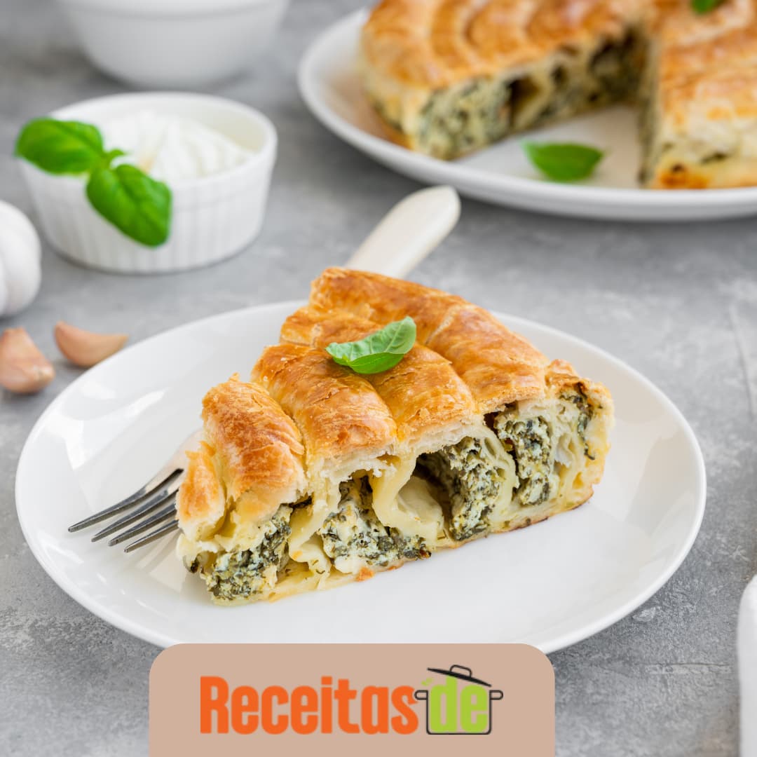 Torta Salgada Fit de Espinafre e Ricota