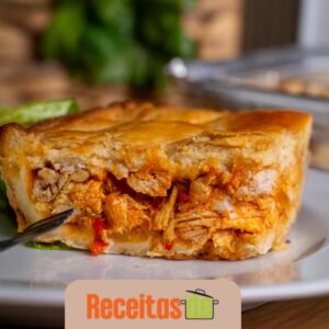 Torta de Frango Fit com Legumes