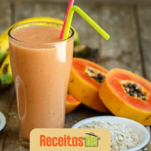 Vitamina Refrescante de Mamão e Banana