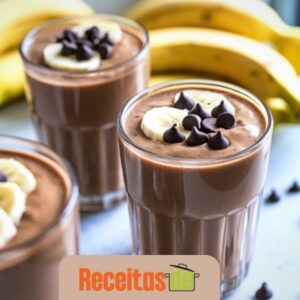Vitamina de Banana e Cacau
