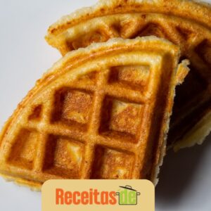 Waffles Low Carb de Farinha de Amêndoas
