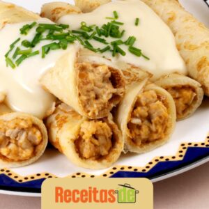 Receita de Panquecas de Frango Deliciosas