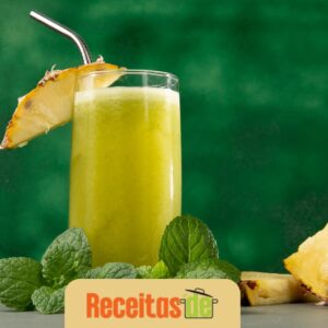 Receita de Suco Refrescante de Abacaxi com Hortelã