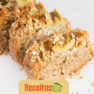 Bolo de Banana com Aveia Fitness (1)