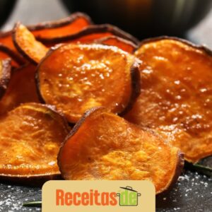 Chips de Batata Doce Assados Caseiros