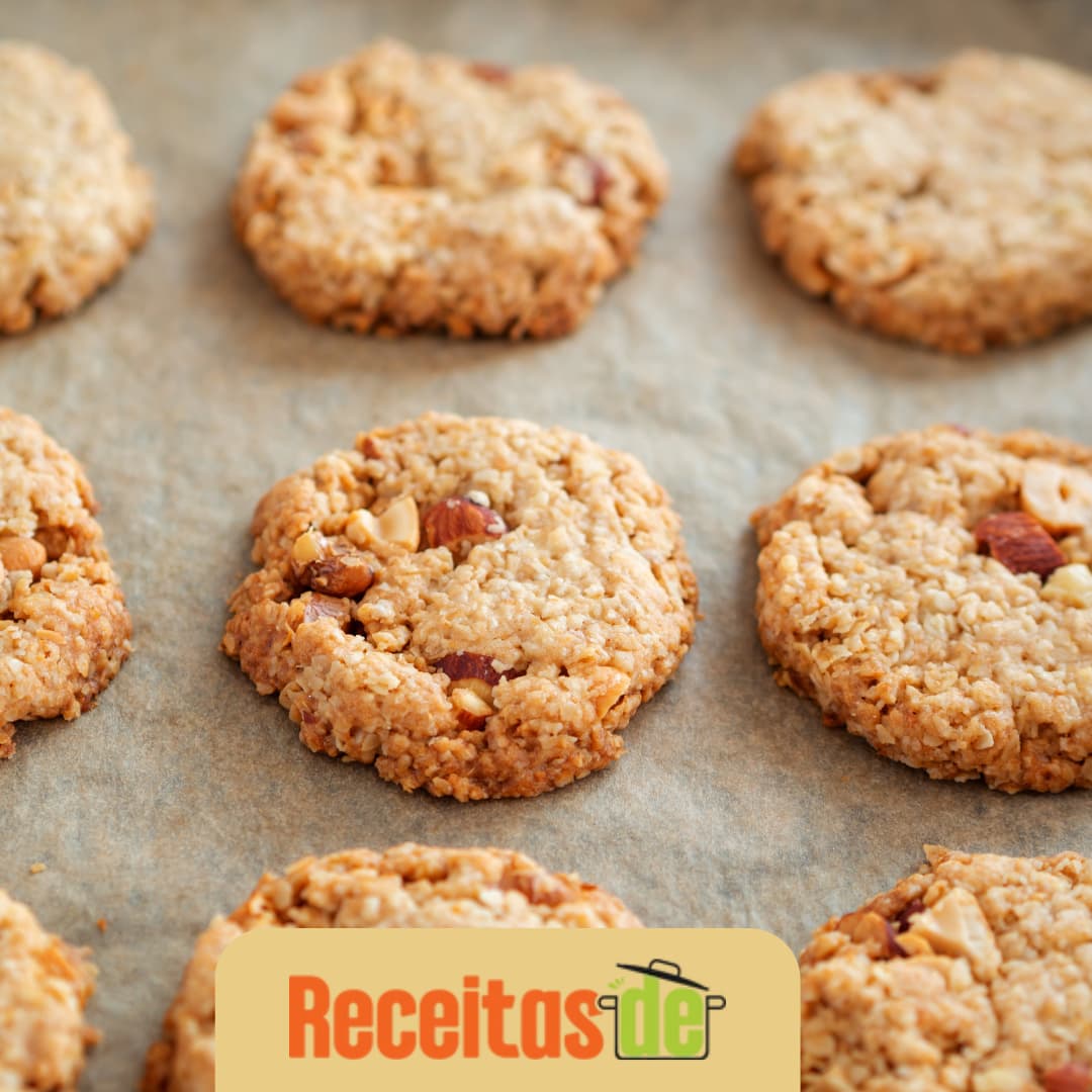 Biscoitos de Aveia com Castanha de Caju