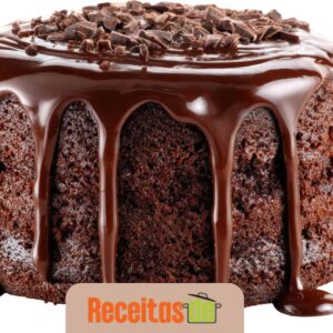 Bolo de Chocolate Maravilhoso Sem Lactose