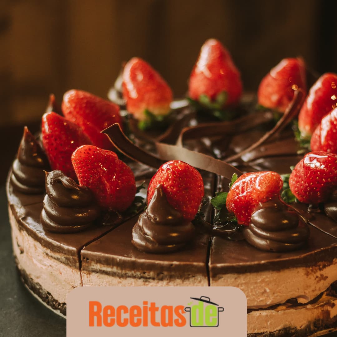 Pavê Diet de Chocolate com Morango