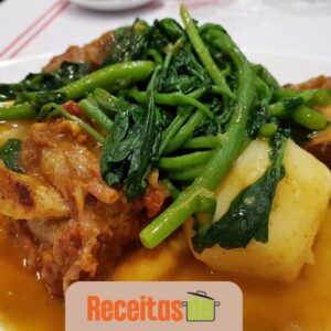 Rabada com Batata e Agrião