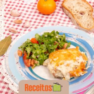 Torta de Bacalhau com Requeijão