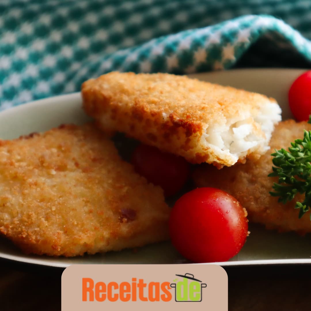 Filé de Merluza Rápido com Requeijão e Molho de Tomate